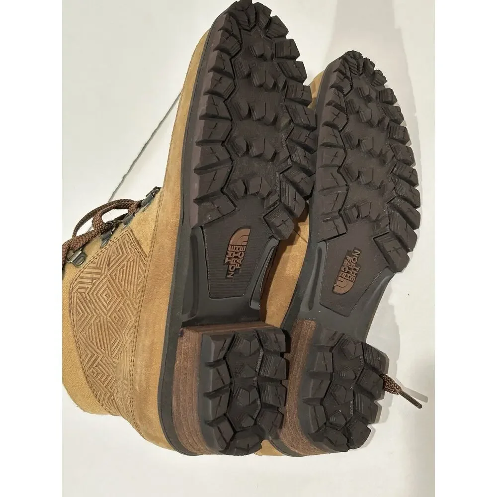Tha North Face Ankle Boots Size 6.5 Brown Suede